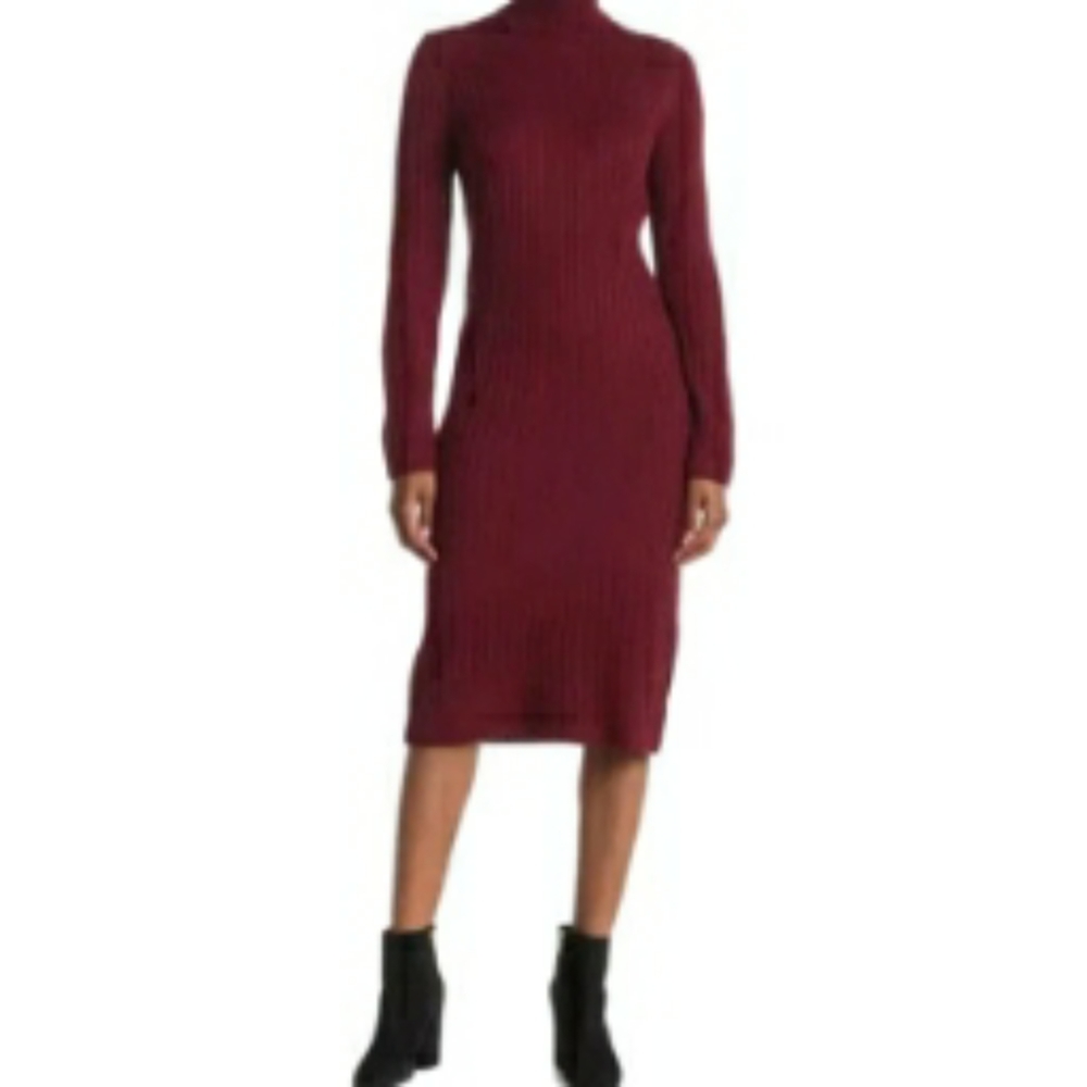 NEW BB Dakota x Steve Madden Maroon Sweater Dress